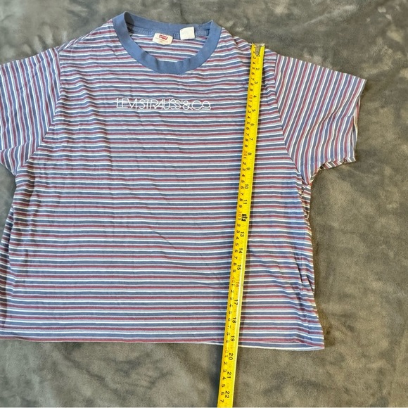 Levi's Women's Striped Tee in Purple and Blue

#1304 - Picture 4 of 6